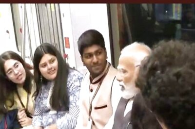 WATCH | PM Modi Boards Mumbai Metro After Launching 2 New Lines; Interacts With Youth on Journey