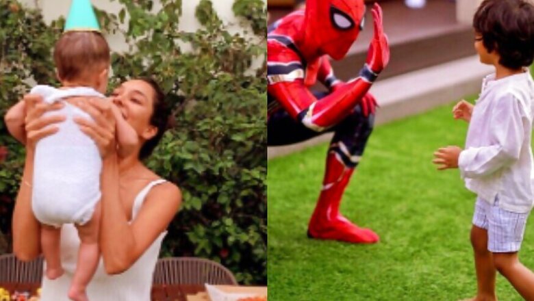 Lisa Haydon Celebrates Son Zack’s 3rd Birthday With Homemade Cake And 'Spiderman' Surprise