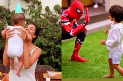 Lisa Haydon Celebrates Son Zack’s 3rd Birthday With Homemade Cake And 'Spiderman' Surprise