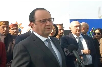 Francois Hollande reaches Chandigarh for his 3-day trip, heavy security deployed