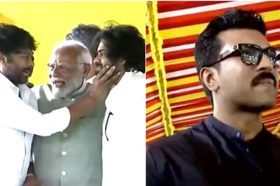 Ram Charan Beams With Pride As PM Modi Pulls Chiranjeevi Close, Hugs AP Minister Pawan Kalyan | Watch