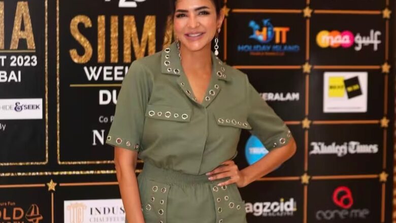At SIIMA 2023 Event, Lakshmi Manchu Looks Ravishing In Olive Green Short Dress