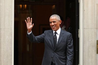 Barack Obama Drops In For Informal Meeting with UK PM Rishi Sunak