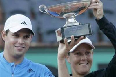 Huber-Bryan win French Open mixed doubles title