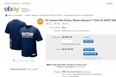 eBay pulls Nike 'Boston Massacre' t-shirt listing