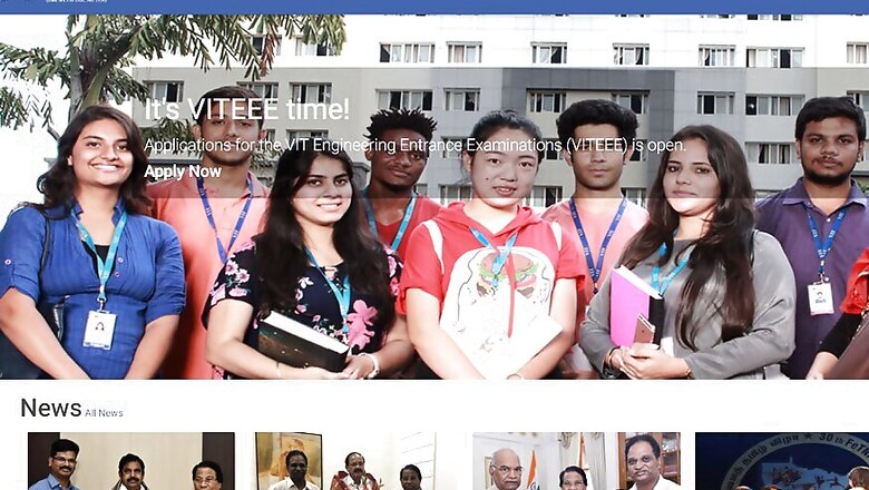 VITEEE 2018 Online Application Process Begins for Vellore Institute of Technology, Apply Before 15th Mar 2018