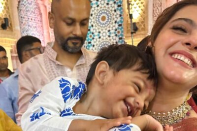 Watch: Kajol's Adorable Moments With Vatsal Seth’s Son Vayu At Durga Puja Pandal