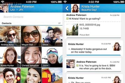 First look: BBM for iPhone