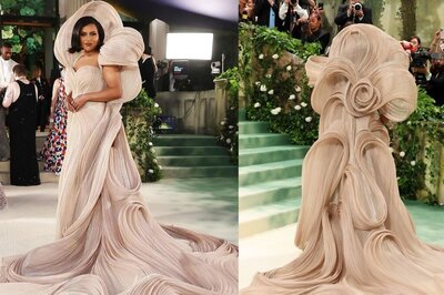 Mindy Kaling Celebrates Gaurav Gupta’s The Melting Flower Of Time Gown at Met Gala 2024