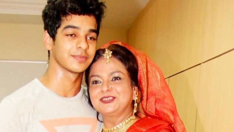 Snapshot: Shahid Kapoor's half-brother Ishaan Khattar poses with mother Neelima Azeem in this adorable photo