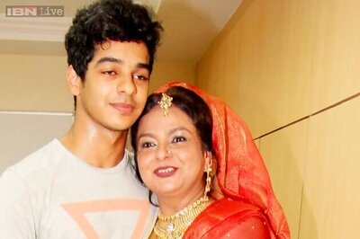 Snapshot: Shahid Kapoor's half-brother Ishaan Khattar poses with mother Neelima Azeem in this adorable photo