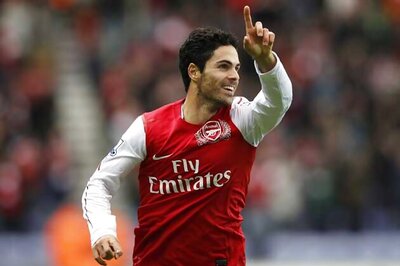Arsenal's Arteta out for rest of season