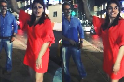 Raveena Tandon's Video Dancing On New York Streets Leaves Makes Her Daughter 'Walk Away'