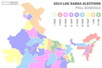 2014 Lok Sabha elections: Map and interactive schedule of poll dates