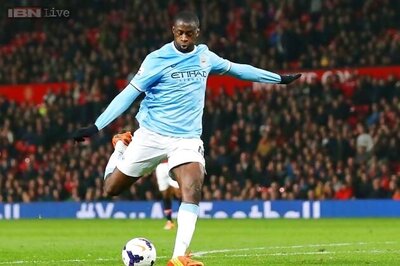 Manchester City's Yaya Toure ruled out for two weeks