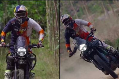 Watch: Upcoming Royal Enfield Himalayan 450 Shows Off-Road Capabilities with CS Santosh