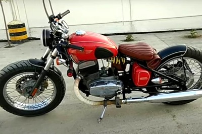 Classic Yezdi Motorcycle Modified into a Bobber: Watch Video