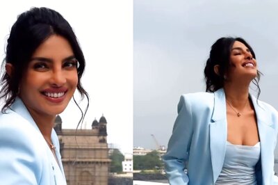 Priyanka Chopra Looks Very Demure, Very Mindful In A Powder Blue Three-Piece Suit
