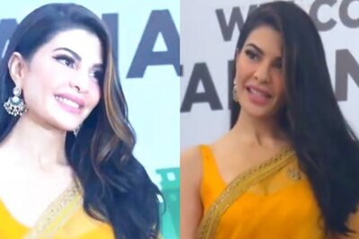 Jacqueline Fernandez Makes Rare Public Appearance Amid Conman Sukesh Row, Stuns in Saree