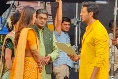 Kartik Aaryan, Kiara Advani Twin in Yellow on the Sets of SatyaPrem Ki Katha, See Leaked Pic