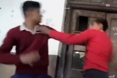 Watch: School Boys Throw Punches At Each Other Inside Classroom