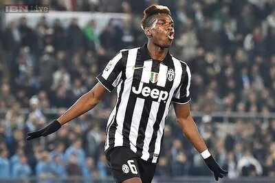 Paul Pogba scores twice as Juventus beat Lazio 3-0 in Serie A