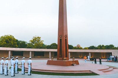 Merging Amar Jawan Jyoti with the Flame at National War Memorial Displays Spirit of Oneness