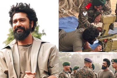 Vicky Kaushal Jumps Off Fire, Competes With Jawans In Latest Photos From Delhi Visit; Check Here