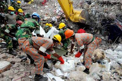 Bangladesh building collapse: Woman rescued alive after 17 days