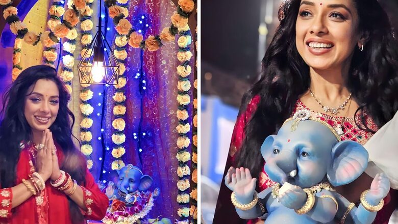 Rupali Ganguly Shares Glimpses Of Her Ganesh Chaturthi Celebrations; Check Pics