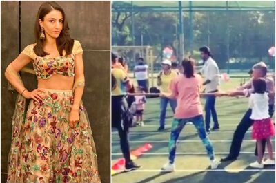 Soha Ali Khan Falls Down Playing Tug-of-war at Inaaya's Sports Day, Watch Video