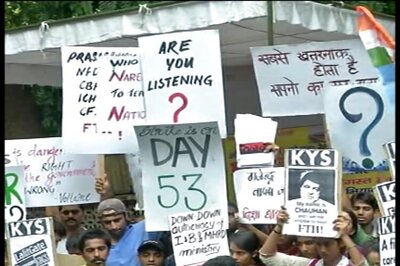 FTII student on hunger strike hospitalised