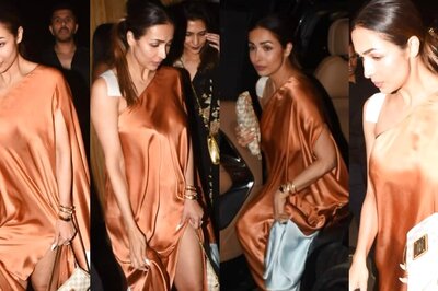 HOT! Malaika Arora Flaunts Sexy Legs in Strapless Gown With Thigh-High Slit; Watch