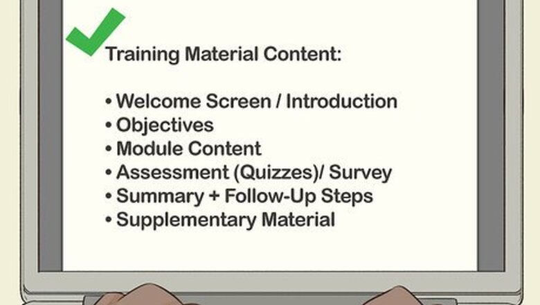How to Write Training Materials
