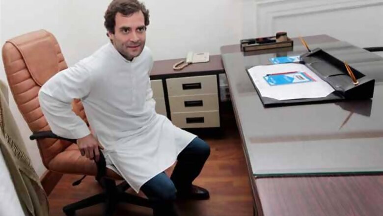 Snapshot: How neat is Rahul Gandhi's work station!