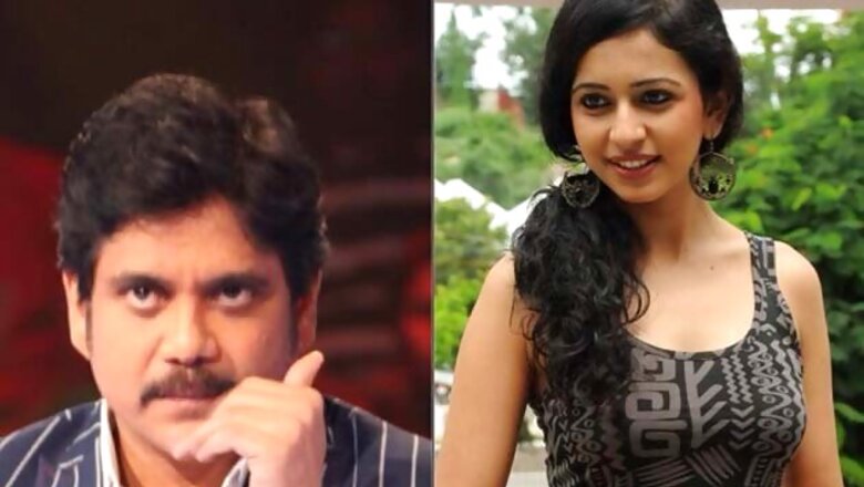 Rakul Preet Singh shoots for a special episode of 'Meelo Evaru Koteeswarudu' with Nagarjuna
