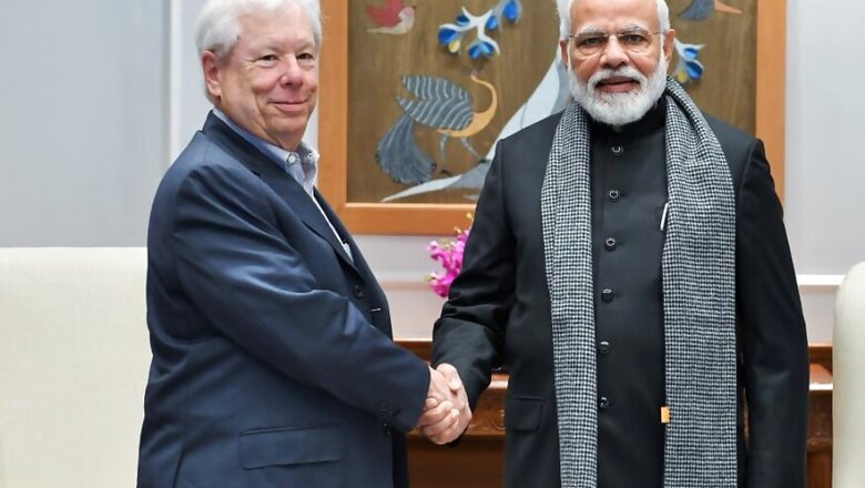 PM Modi Interacts with Nobel Laureate Richard Thaler, Discusses 'Nudge Theory'