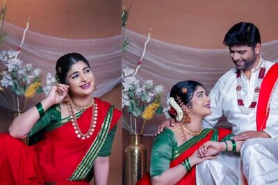 In Pictures: Kannada Actress Aditi Prabhudeva Glows In Traditional Attire At Baby Shower