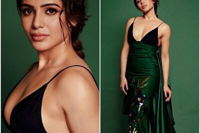 Woah! Samantha Ruth Prabhu Sets Temperature Soaring In a Deep Neck Gown; Pics Will Surely Win Your Heart
