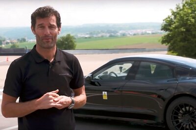 Former F1 Driver Mark Webber Drives the Mission E at Porsche’s Test Track in Weissach - Watch Video