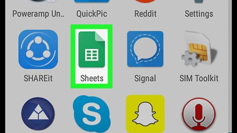 How to Make a Table on Google Sheets on Android