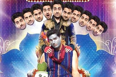 Nautanki Saala: Ayushmann, Kunal recreate 'suicide' scene from 'Sholay'