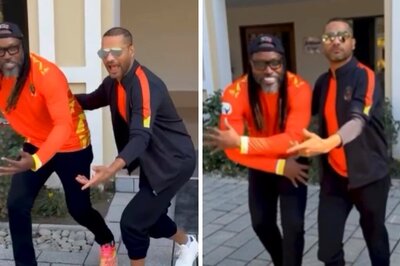 WATCH: Shikhar Dhawan and Chris Gayle Showcase Their Cheeky Dance Moves in Video That Goes Viral
