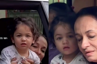 Raha Kapoor Takes Car Ride With Nani Soni Razdan, Peeks Out At Paparazzi; Watch Viral Video