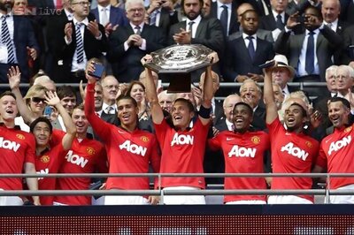 Manchester United beat Wigan Athletic 2-0 to lift Community Shield