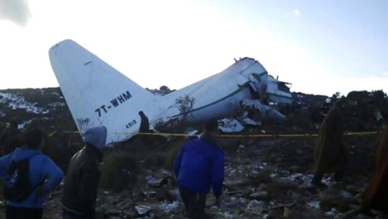 Algerian military plane crashes into mountain, 77 killed