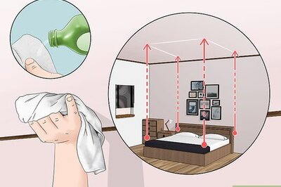 How to Hang Curtains Around Your Bed with Sticky Hooks (No Drilling)