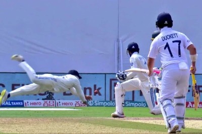 Watch: Rohit Sharma Takes 100th Catch of His FC Career During 1st Test in Hyderabad