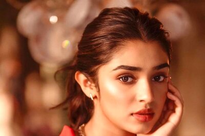 Krithi Shetty Is A Natural Stunner In Tangerine Blazer Top And Trousers