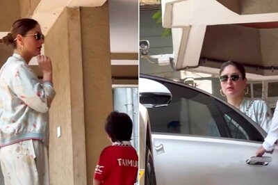 Kareena Kapoor's Ethnic Fashion Game On Point As She Steps Out With Son Taimur; Watch Video